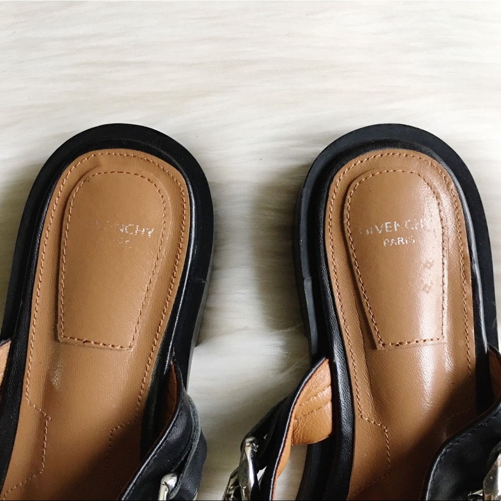 Givenchy Double Chain Flat Sandals - image 5